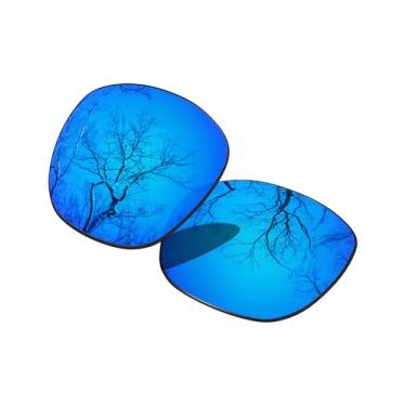 Imagem de ToughAsNails Lentes de substituição para óculos de sol Oakley Garage Rock OO9175 – HyperVision Plus Blue Chrome – Polarizadas