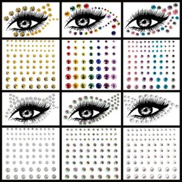Imagem de Jóias faciais Bilizar Bindi Dots Joias faciais para mulheres x6