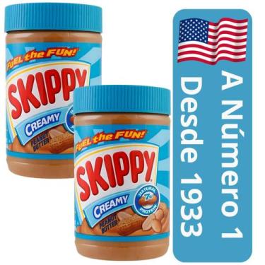 Imagem de Manteiga Pasta de Amendoim Peanut Butter Skippy Importada dos EUA Crem