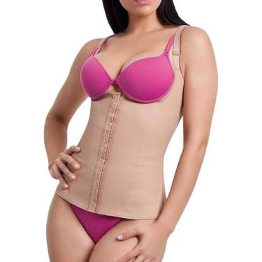 Imagem de Cinta Corselet Esbelt Cotton Modeladora Alça 431 Compressão Modelform 