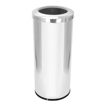 Imagem de Lixeira Em Aço Inox Com Aro Inox 50L C34