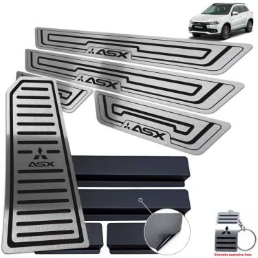 Imagem de Soleiras Com Descanso De Pé Asx 2018/2020 Preto Baixo Relevo