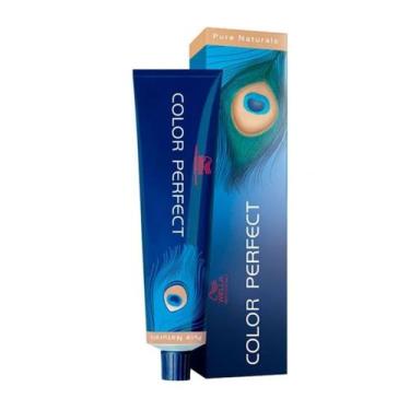 Imagem de Tintura Color Perfect 8/01 Louro Claro Natural Acinzentado 60g Wella