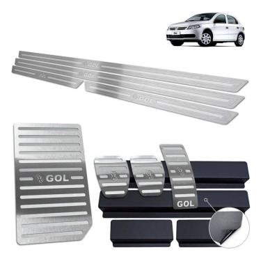 Imagem de Soleira Pedaleira Descanso Gol G5 2008 12 Prata Baixo Relevo