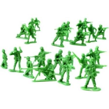 Imagem de Boneco Soldados Forças Especiais Verde GGB Plast - Ggb plast Brinquedo