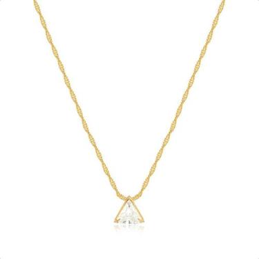 Imagem de Corrente Ouro 18k Com Ponto De Luz 8mm - Paulistana Joias, 45cm