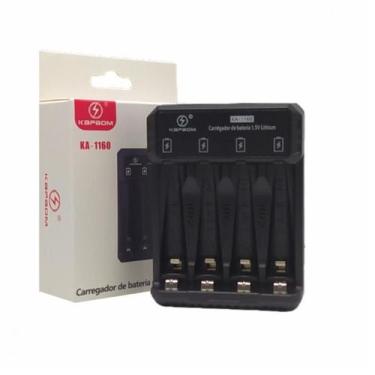 Imagem de Carregador de Pilhas Recarregáveis Rápido AA Palito AAA - Genérico