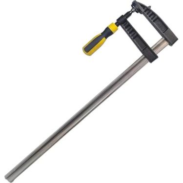 Imagem de Grampo Sargento Profissional Tipo F Eda 0LU 120x600mm Suporte Em Projetos De Marcenaria E Construção Segurança