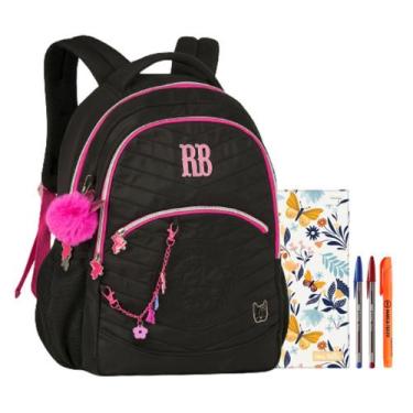 Imagem de Mochila Costas Juvenil Escolar Oficial Rebecca Bonbon 17,5"