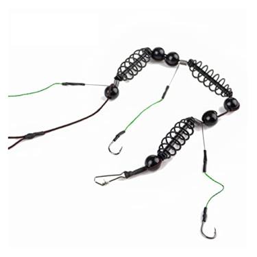 Imagem de GRFIT Ganchos de pesca, anzol, isca, artificial, conjunto de gaiola, alimentador de pesca, suporte de isca, peixe-gato, equipamento de pesca de carpa, alimentador de carpa, acessório de pesca, anzóis