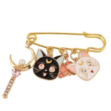 Imagem de Broche Pin Dives Sailor Moon Moon Vintage de 6 cm