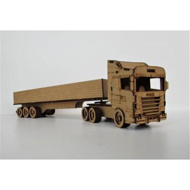 Imagem de Caminhão com carroceria em mdf - VIA DA ARTE