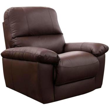 Imagem de Poltrona do Papai Reclinável Elétrica Armênia Power Touch Couro Capucino - Gran Belo