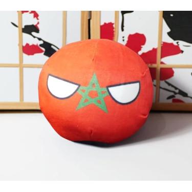 Imagem de GANGKJDS 7.9inch 3.9inch Polish Ball, Country Ball, Guyana, Honduras, Morocco, Saudi Arabia, Tunisia, Country Ball, Country Ball, Multiple National Flag Decorations(Pax Britannica,20cm)