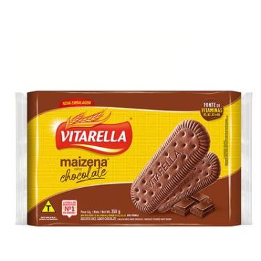 Imagem de BISCOITO DOCE MAIZENA CHOCOLATE VITARELLA PACOTE 350G