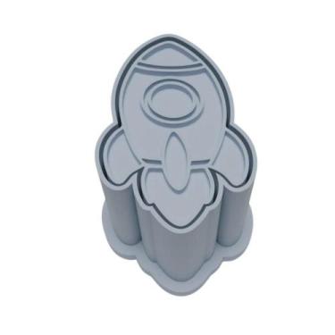 Imagem de Ejetor Modelador Para Doces FOGUETE Brigadeiros Docinhos Massa Biscuit