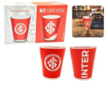 Imagem de Kit 2Un Copo Vidro Dose Shot 60Ml Pinga Cachaça Tequila Time