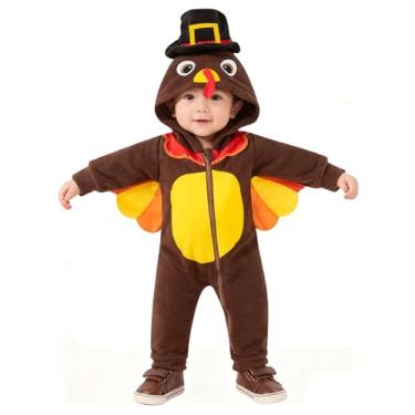 Imagem de MOMMY'S NEW MAN Macaquinho de Ação de Graças para Bebês Recém-nascidos, Meninos e Meninos, Roupas de Outono e Inverno (3 a 6 meses)