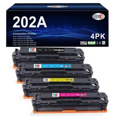 Imagem de Pacote com 4 cartuchos de toner para substituição para HP Color Laser 