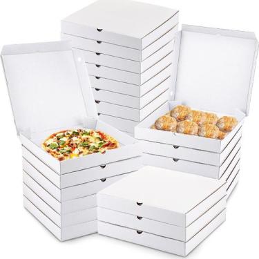 Imagem de Caixas de pizza PerKoop, 100 unidades de papelão a granel, reutilizáve