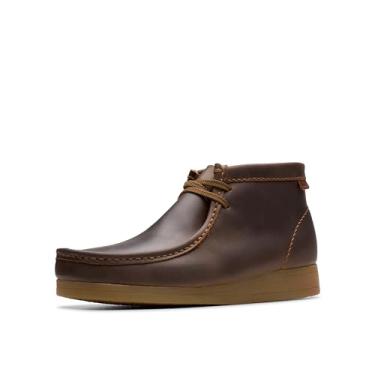 Imagem de Clarks Bota masculina Wallaston Oxford, Couro de cera de abelha, 10.5 Wide