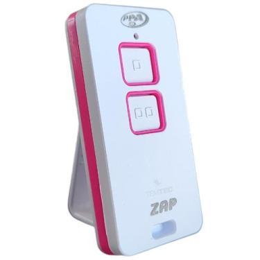 Imagem de CONTROLE REMOTO PORTÃO ALARME 433,92MHz ZAP PPA ROSA E BCO