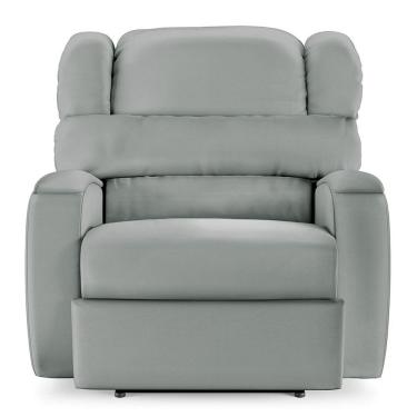 Imagem de Poltrona Do Papai Sala De Cinema Reclinável Manchester Elétrica Massagem Usb Pu Cinza