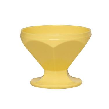 Imagem de Taça Caribe De Sobremesa 150ml Amarelo Claro Em Polipropileno Linha Tendências Vem