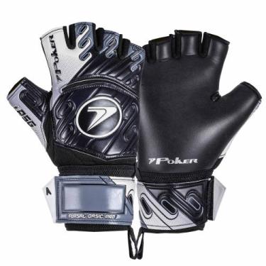 Imagem de Luva de Goleiro Futsal Profissional Poker BS Pro, Pt, Br, Ch, 10