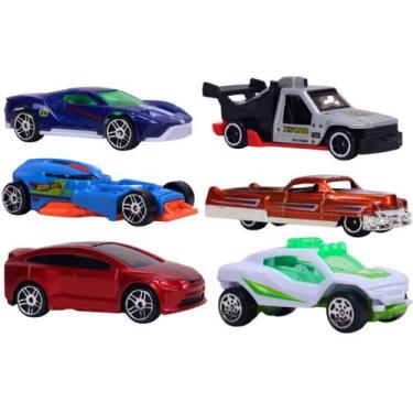 Imagem de Kit Com 5 Carrinho de Metal Divertido Roda Livre Escala 1:64 Sortidos 