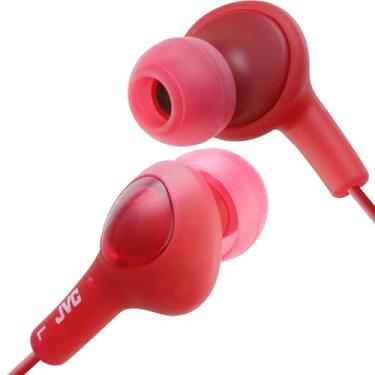 Imagem de JVC Fones de ouvido intra-auriculares HAFX5R Gumy Plus (vermelho)