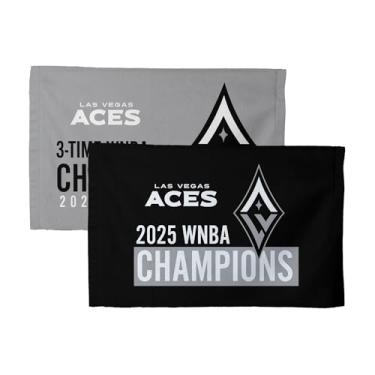 Imagem de Northwest WNBA 2025 Champions Las Vegas Aces Full Press pacote com 2 toalhas de ventilação, 40,6 x 63,5 cm