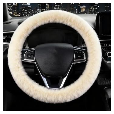 Imagem de Capa de volante de carro de pelúcia coelho, capa de volante de pelúcia, antiderrapante, quente, universal, matchi