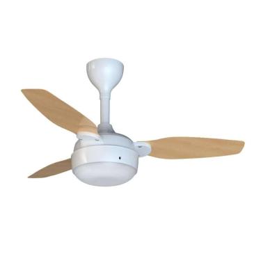 Imagem de Ventilador De Teto Legacy Branco E Pinus Inverter - Ventisol Bivolt