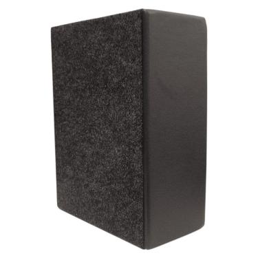 Imagem de Caixa Vazia Para 2 Drivers E 1 Tweeter Quadrada Acarpetada