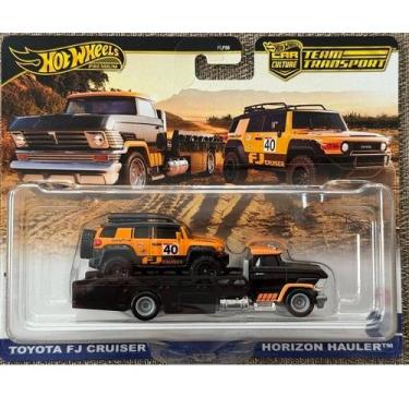 Imagem de Hot Wheels Equipe de Transporte Toyota FJ Horizon Hauler Mattel FLF56