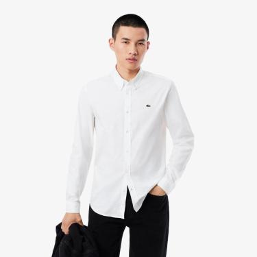 Imagem de Camisa Lacoste Slim Fit em Algodão Masculina-Masculino