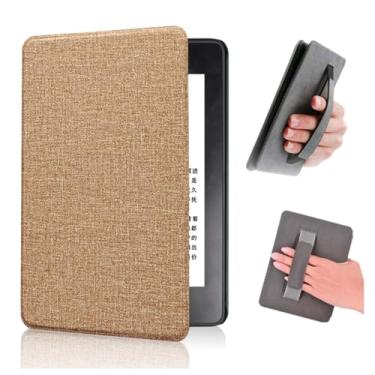Imagem de Yzlvigrous Capa para Kindle Paperwhite 7/6/5ª Geração 2015/2013/2012, Textura de Pano de 6 Polegadas Ultra Slim PU Tampa com Sono Automático/despertar E Alça, Modelo: DP75SDI/EY21
