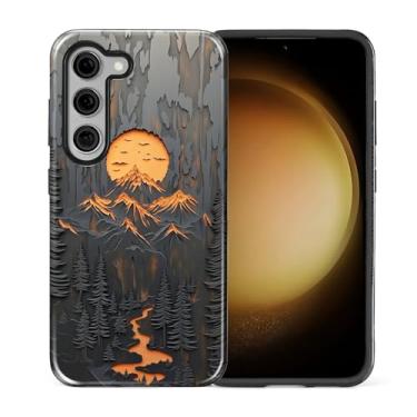 Imagem de Flivro Capa para Samsung Galaxy S23, capa rígida 2 em 1 PC e amortecedor interno de silicone, antiarranhões, à prova de choque, design fino, amante de montanhas ao ar livre