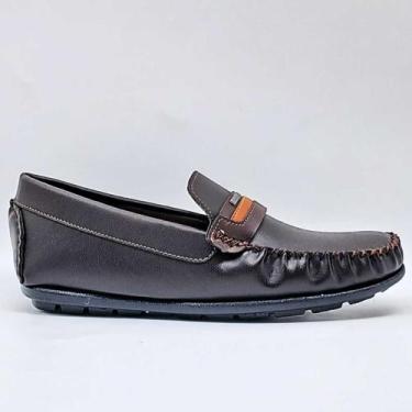 Imagem de Sapato Mocassim Masculino Polo Start Social Ps902, Café, 40