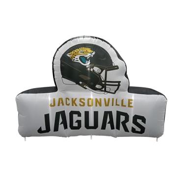 Imagem de FANMATS Mascote inflável NFL Jacksonville Jaguars - Display inflável autoinflável, ventilador e cordões embutidos, logotipo oficial do time - mostre seu espírito durante todo o ano