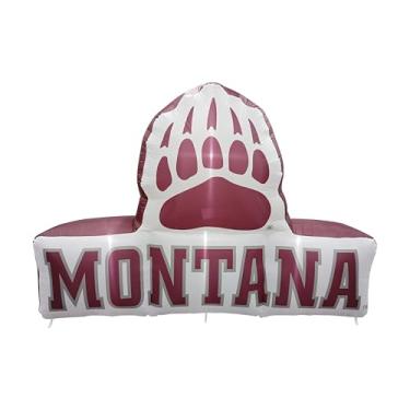 Imagem de FANMATS Mascote inflável NCAA Montana Grizzlies - Display inflável autoinflável, soprador e cordões embutidos, logotipo oficial da equipe - mostre seu espírito durante todo o ano