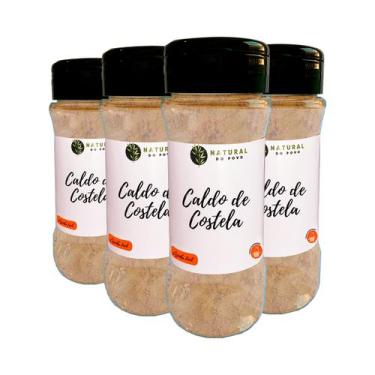 Imagem de Caldo de Costela Ingredientes Selecionados Kit 4 50g Sabor Superior Po