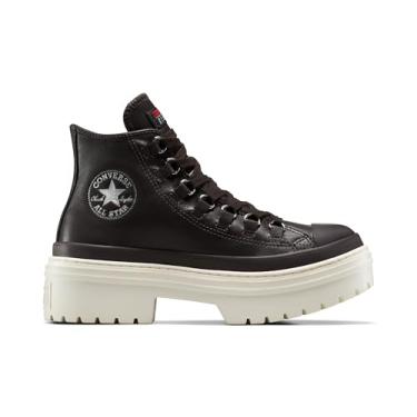 Imagem de Converse Tênis feminino Chuck Taylor All Star Lugged Heel Wp Hi, Guarda-lamas/para-lamas/garça, 5 Women/3 Men