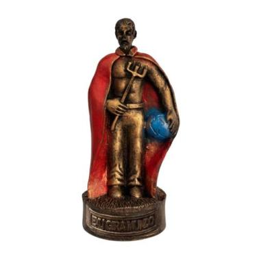 Imagem de Escultura Exu Gira Mundo Vintage Resina 10 cm - Bialluz