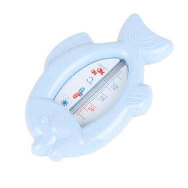 Imagem de Generic Termômetro de Banho para bebê Em Formato de Peixe, Resistente a Altas Temperaturas, Brinquedo Multifuncional para Bebês, Azul/rosa/amarelo (Azul)