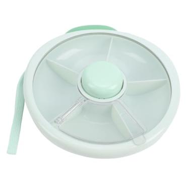 Imagem de Zerodis Recipiente de Lanche Spinner Armazenamento de Alimentos Recipiente de Lanche Reutilizável Com Dispensador de 5 Compartimentos e Tampa Design Removível à Prova de Vazamentos para Crianças de Escolar Spinner Kids (#12)
