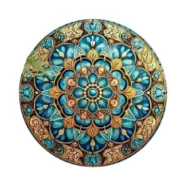 Imagem de Placa De Metal Redonda Vintage Com a Frase 'Tequila Servida Aqui' Para