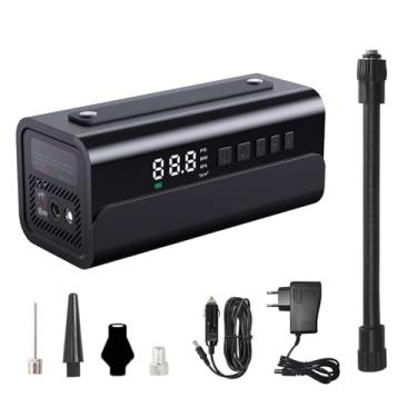 Imagem de Inflador de Pneus Compressor Ar Portátil Bomba Sem Fio Recarregável para SUV RV e Carro com Display Digital LCD 4 Unidades Medição Pressão