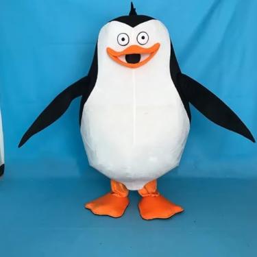 Imagem de Fantasia de mascote de personagem de desenho animado Cosplay Pinguim, cerimônia publicitária, festa de aniversário, festa de aniversário de animais (D, 170 cm a 185 cm)